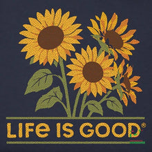 Sunflower Field Long Sleeve Hooded Tee