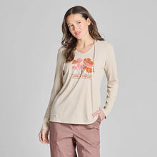 Poppy Field Long Sleeve Hooded Tee