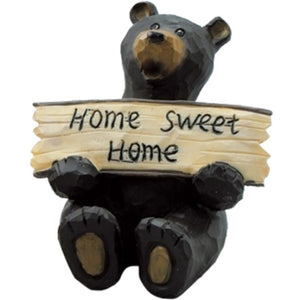 Bears with Signs Figurines