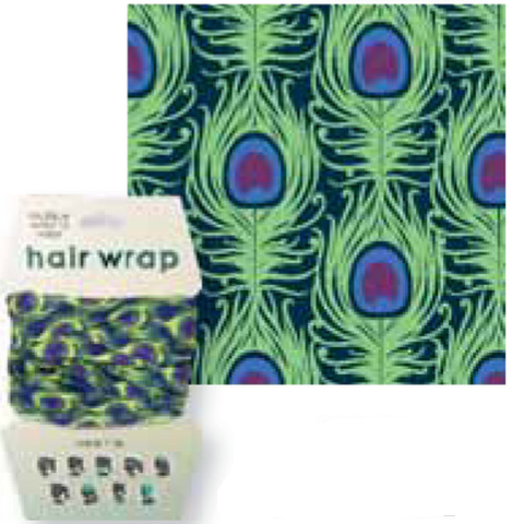 Peacock Hair & Face Wrap