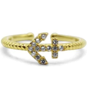 PAVE ANCHOR RING
