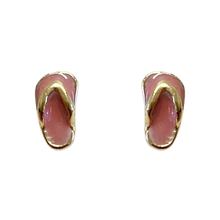 Flip Flop Enamel Stud Earrings