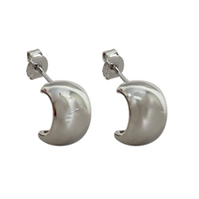 Wide C-Hoop Earrings