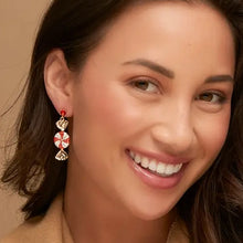 Peppermint Candy Drop Earrings