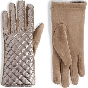 Quilted Puffer Touchscreen Gloves