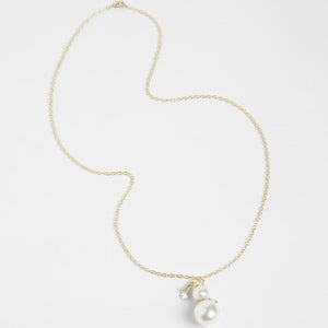 Pearl Snowman Necklace