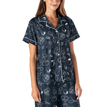 Sunset Spritz Collared Lounge Top