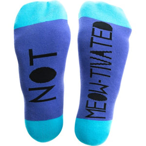 Not Meow-tivated Socks