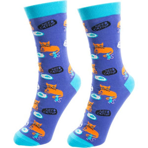 Not Meow-tivated Socks