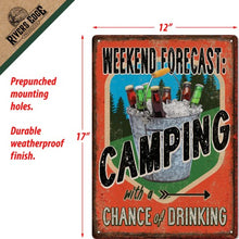 Forecast Camping Sign