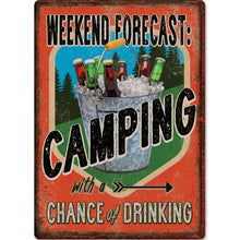 Forecast Camping Sign