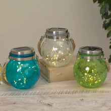 Crackle Glass Solar Lights