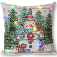 Lighted Snowman Pillows