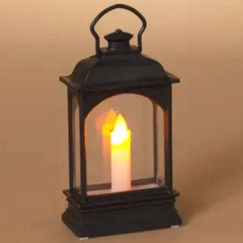 Narrow Lantern with LED Candle