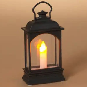 Narrow Lantern with LED Candle