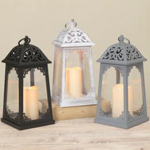 Lighted Lantern with LED Candle