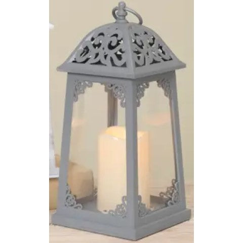 Lighted Lantern with LED Candle