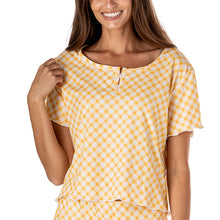 Hello Sunshine Ribbed Pajama Top