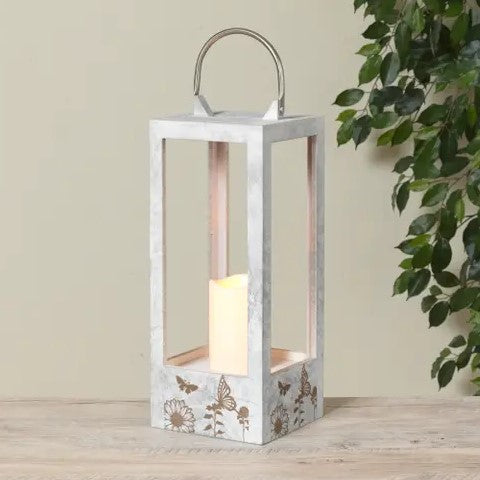 Butterfly Lantern with LED Candle