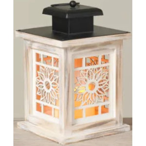 Wood Scroll Lanterns with LED Candle