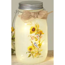 Sunflower Frosted Glass Lanterns
