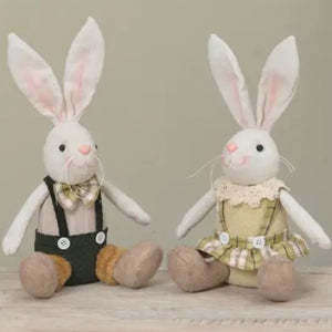 Fabric Easter Bunny Shelf Sitters