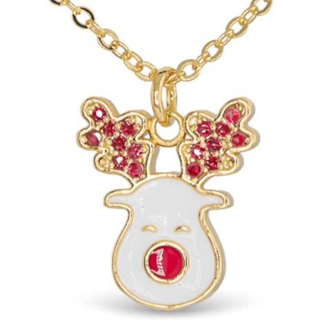 Rudolph Enamel Necklace