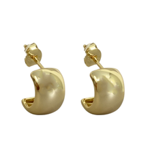Wide C-Hoop Earrings