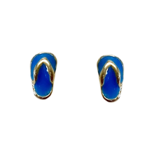 Flip Flop Enamel Stud Earrings
