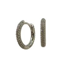 Sparkly Huggie Hoop Earrings