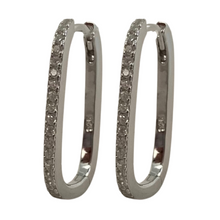 Rectangle Hoop Earrings