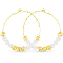 Beaded Hoop Earrings