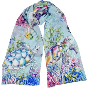 Underwater Beauty Chiffon Scarf