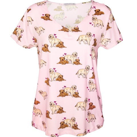 Puppy Love V-Neck Top