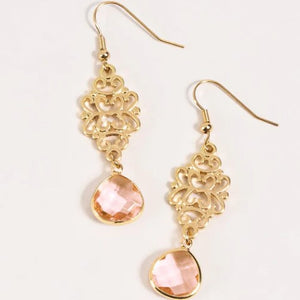 Esme Beaded Filigree Earrings