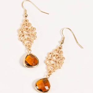 Esme Beaded Filigree Earrings