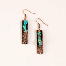 Turquoise Bar Earrings
