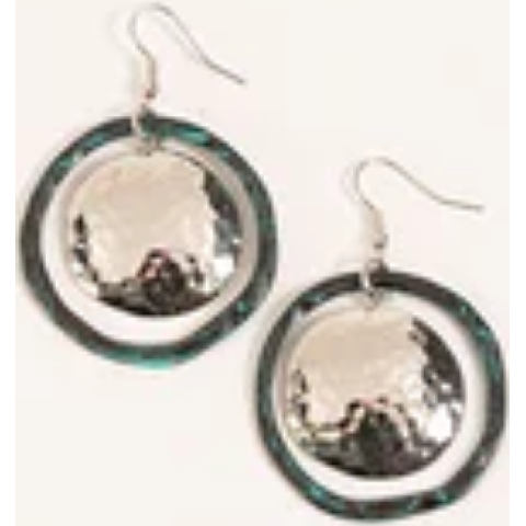 Kiann Ring Disc Earrings