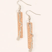 Bar Squiggle Earrings