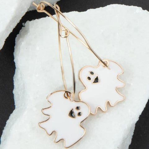 Ghost Hoop Earrings