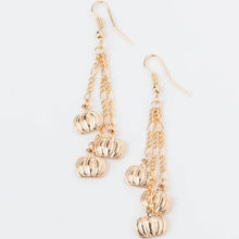 Dangling Pumpkin Earrings