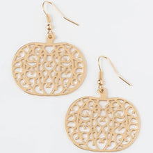 Filigree Pumpkin Earrings