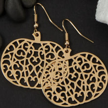 Filigree Pumpkin Earrings