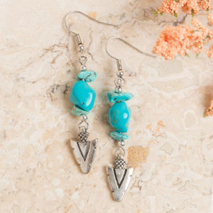 Arrowhead Drop Earrings