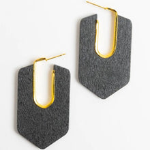 Flat Geometric Shape Earrings