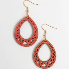 Cut Out Teardrop Earrings