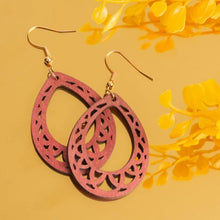 Cut Out Teardrop Earrings