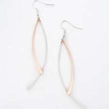 Pointed Oval Earrings