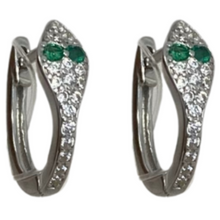 Snake Hoop Earrings