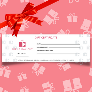 Girls Day Out Gift Certificate